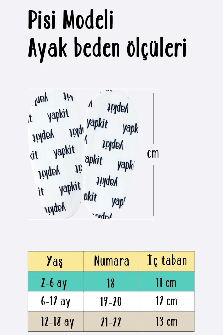 Pisi Patik Yapım Kiti Beyaz